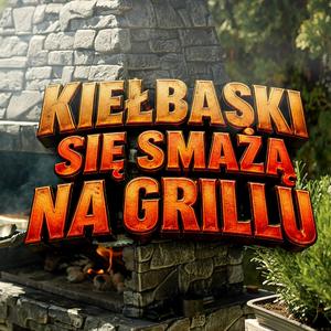 Kiełbaski się smażą na grilu