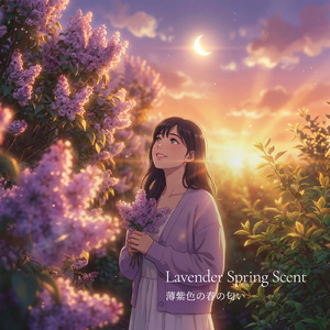 薄紫色の春の匂い