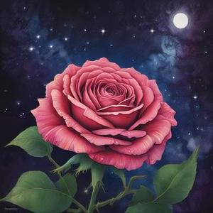 我将玫瑰藏于身后