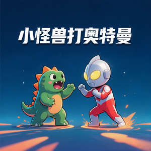 小怪兽打奥特曼