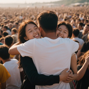 人海拥你