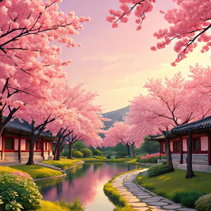 꽃길 따라 꿈꾸다