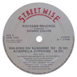 Walking on Sunshine '82