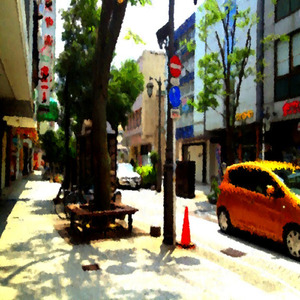 静かな夏の蝉時雨