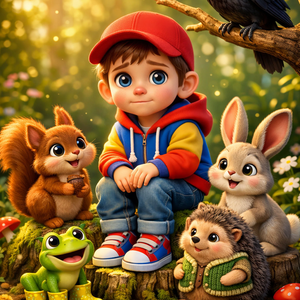 Мальчик Тимошка и лесные помощники