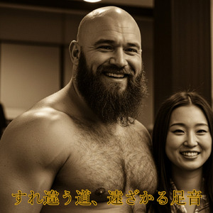 すれ違う道、遠ざかる足音