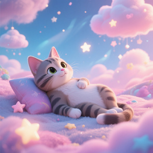 まったり猫の夢心地