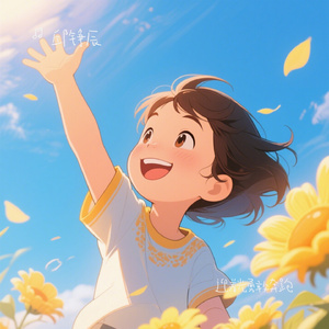 迎着光勇敢奔跑