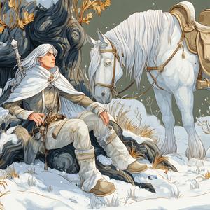 Snowfall at the Oak