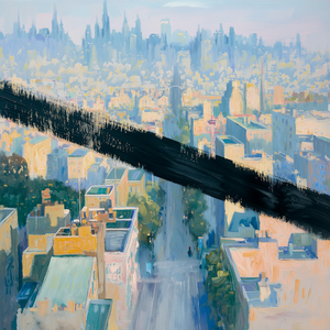 an empty city