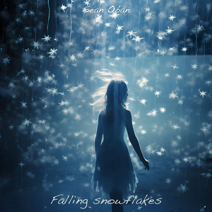 Falling snowflakes