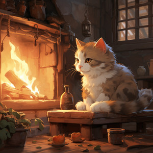 Eco Nocturno De La Vigilia Del Gato