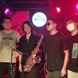 睡莲在雾中盛开