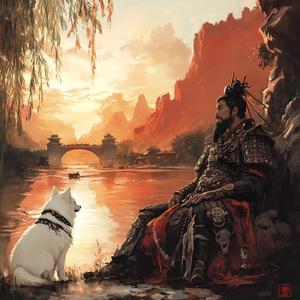 Sunset Over Yangtze River (長江夕照)