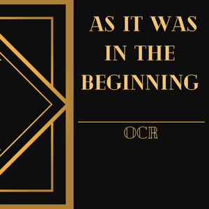 As It Was in the Beginning