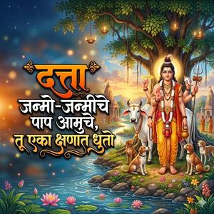 दत्ता जन्मो-जन्मीचे पाप आमुचे, तू एका क्षणात धुतो