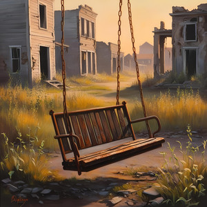 埃っぽい道と薄れゆく空