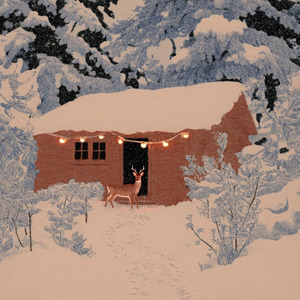 Reindeer on the hill