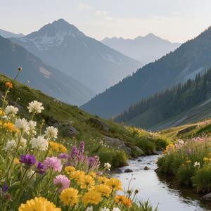 조용한 산속(In the quiet mountains)