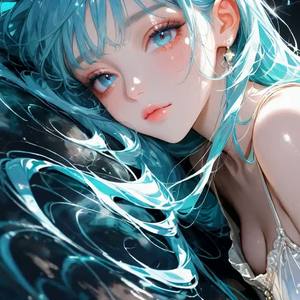 黒い水面 by 桜子