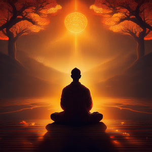 Ritmo De Meditación Que Se Asienta