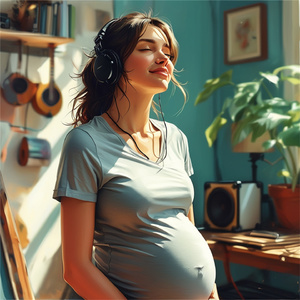 胎教音乐孕晚期 下雨声催眠曲 (快速入睡)