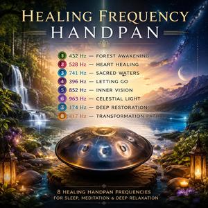 174 Hz Deep Restoration Handpan | Pain Relief & Deep Relaxation