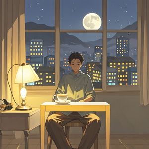 窗棂上的灯火-郭