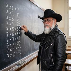 La tabla del 7