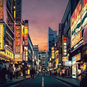 ネオンが揺れて