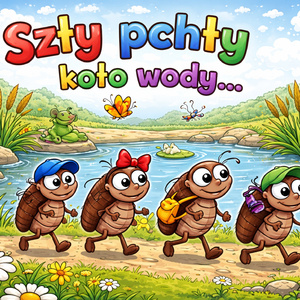 Szły pchły koło wody