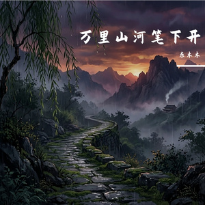 万里山河笔下开