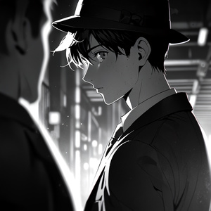 pencil mustache mystique