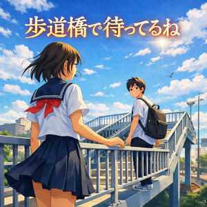 歩道橋で待ってるね