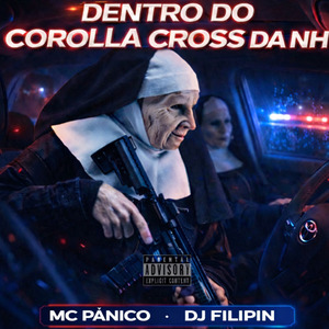 Dentro do Corolla Cross da NH