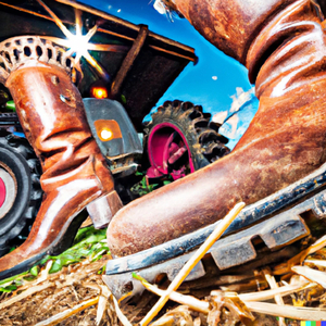 Riding on my Tractor