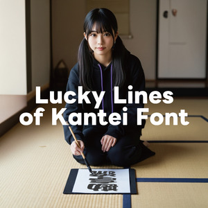 Lucky Lines of Kantei Font