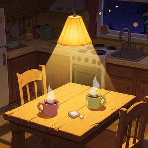 Küchentisch-Kompass