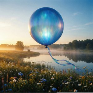 Beautiful Blue Balloon