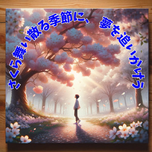 さくら舞い散る季節に、夢を追いかけよう