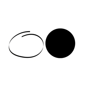 歪な白と漆黒の闇