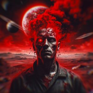 Красный дым