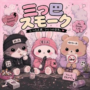 三つ巴スモーク