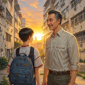 父亲的爱不愿说只是默默陪着我