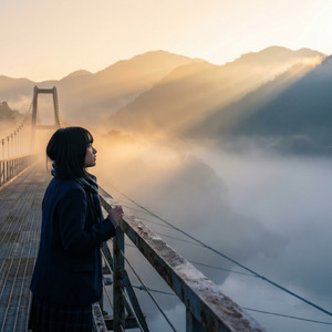 水面のドット、朝露のステップ