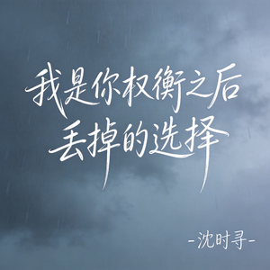 我是你权衡之后丢掉的选择