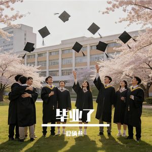 毕业了