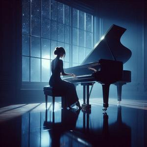 星降る夜の静けさに溶けるピアノ カフェBGM 作業用