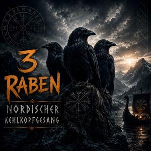 Drei Raben im Wind