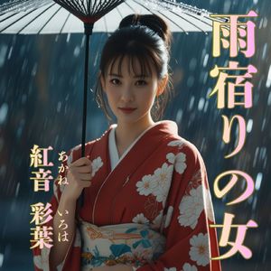 雨宿りの女